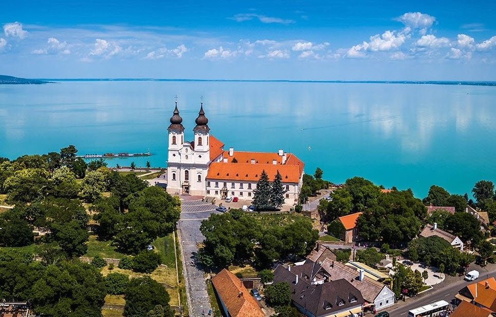 Tihany Peninsula &amp; Abbey, Lake Balaton Region, Hungary